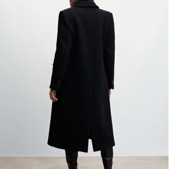NEW with Tags Mango Double Breasted Wool Blend Coat - Picture 4 of 8